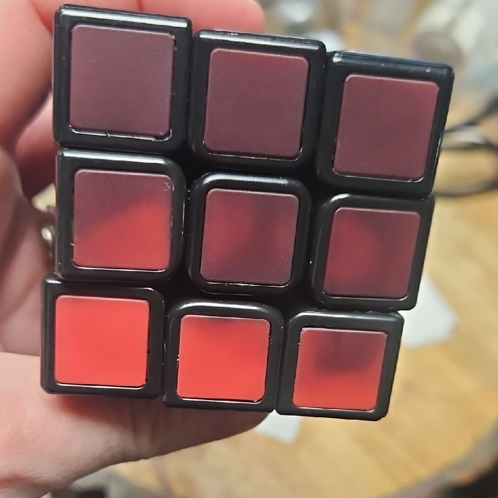 Black and Gray Cube Puzzle Touch To Expose Tiles - Picture 3 of 3